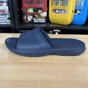 Crocs Slides Sandals  Womans Size 6 Blue